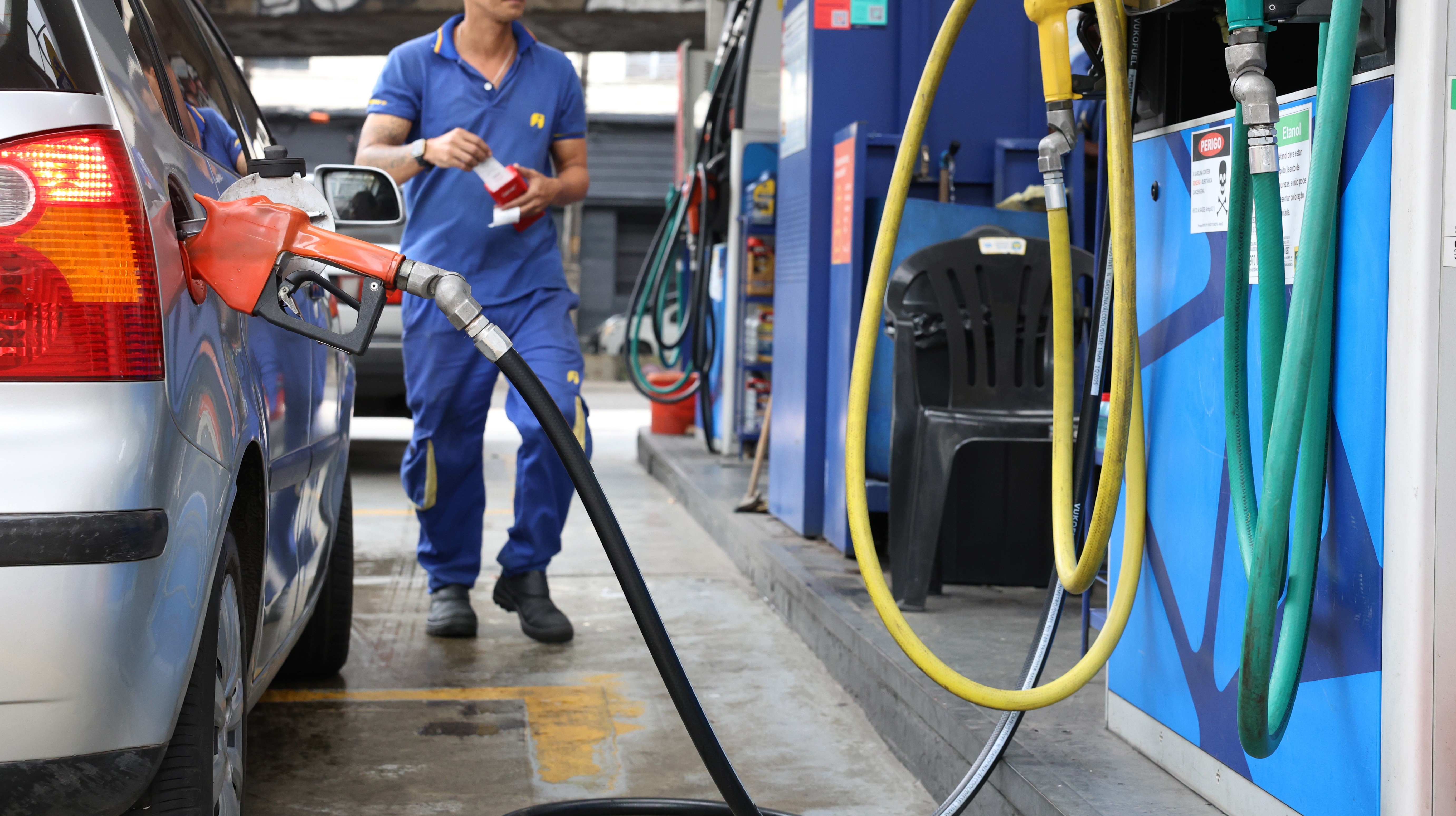Posto de gasolina no Rio de Janeiro