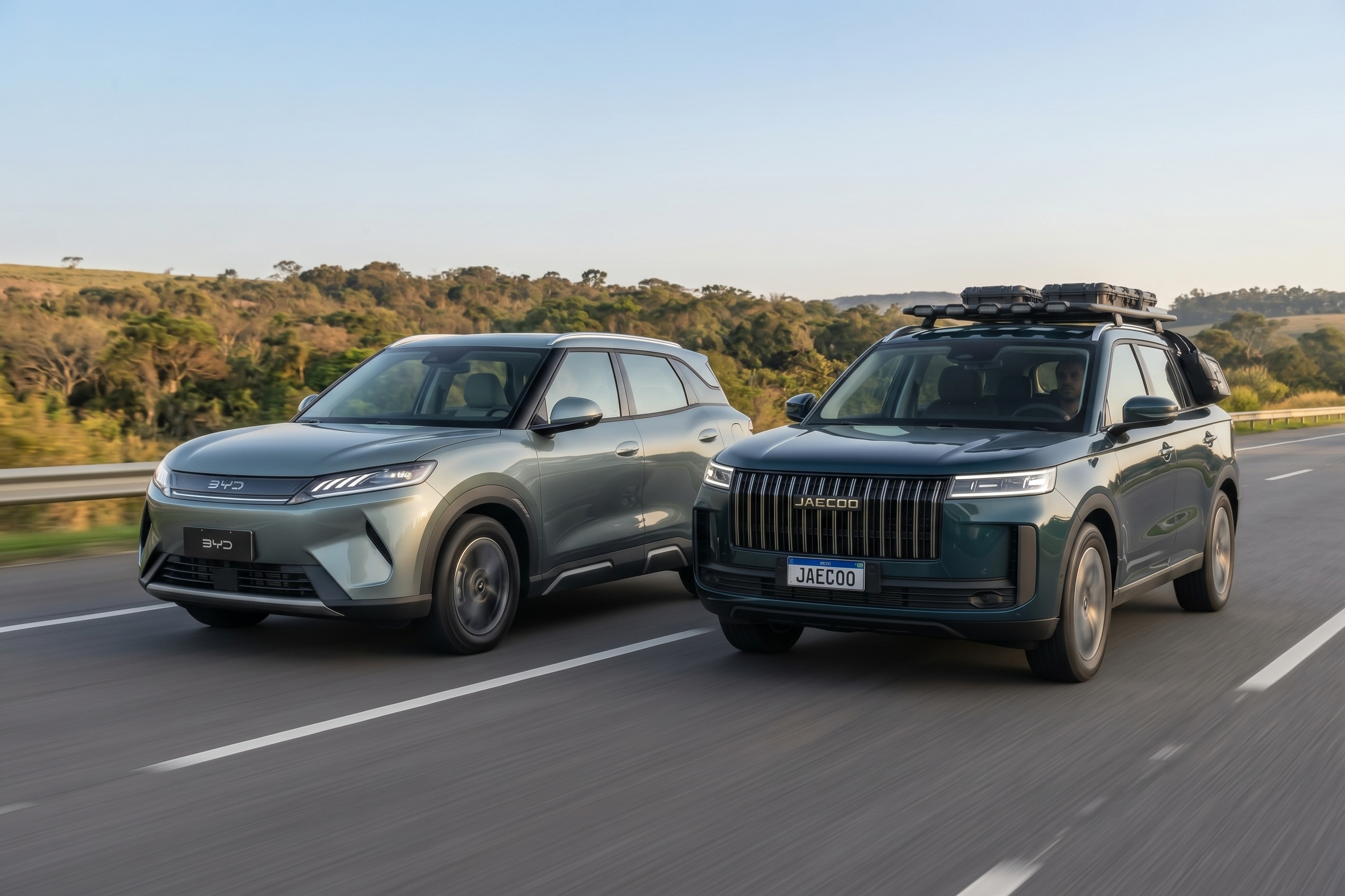 BYD Atto 2 e Jaecoo 5: as vantagens e desvantagens de cada SUV híbrido na faixa dos R$ 160.000