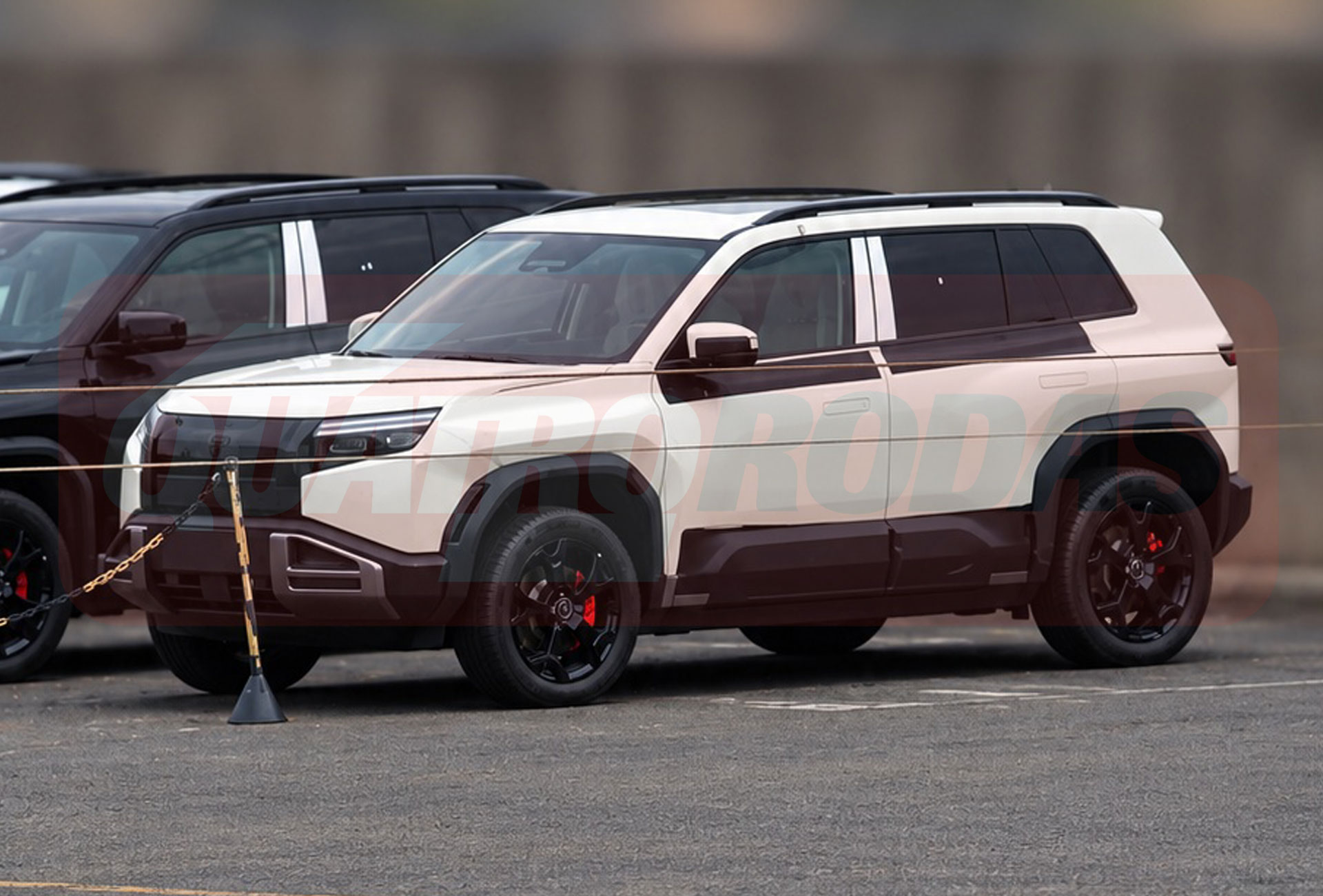 BYD Denza B3 já está no Brasil sem disfarce e estreia ainda em 2026 com 510 cv