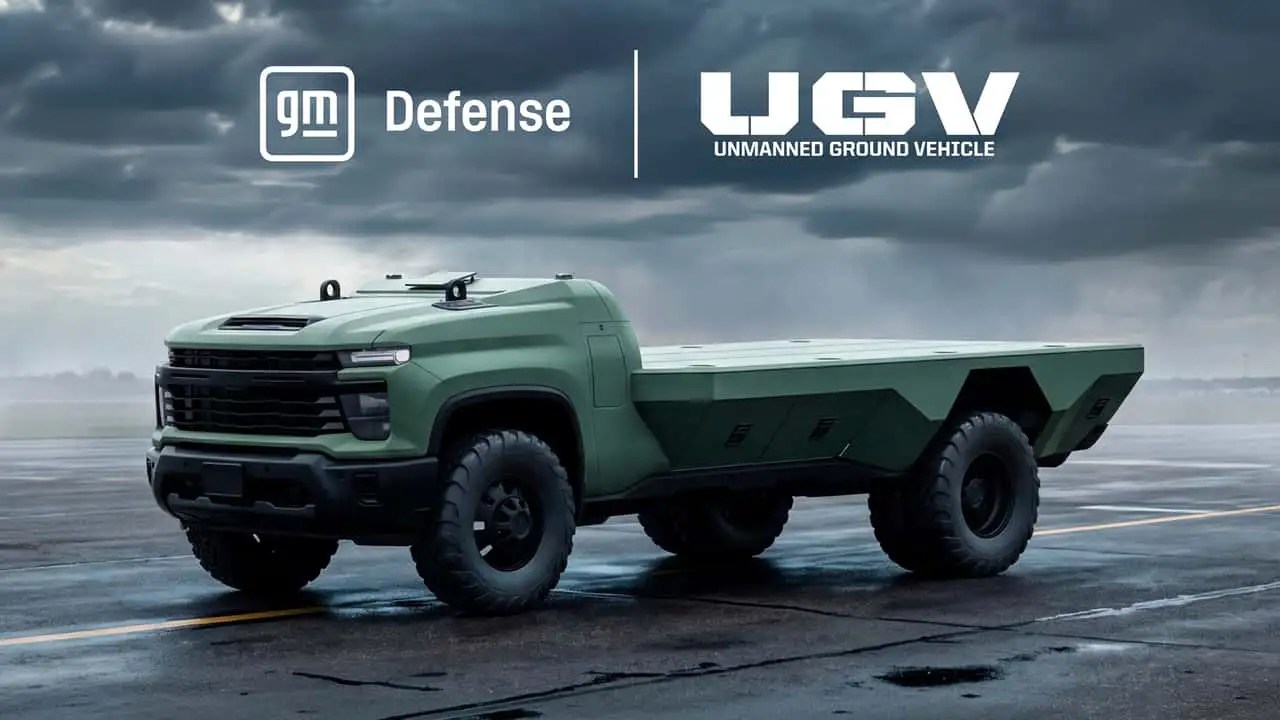 Chevrolet Silverado vira picape tática autônoma sem cabine e motorista para o exército dos EUA